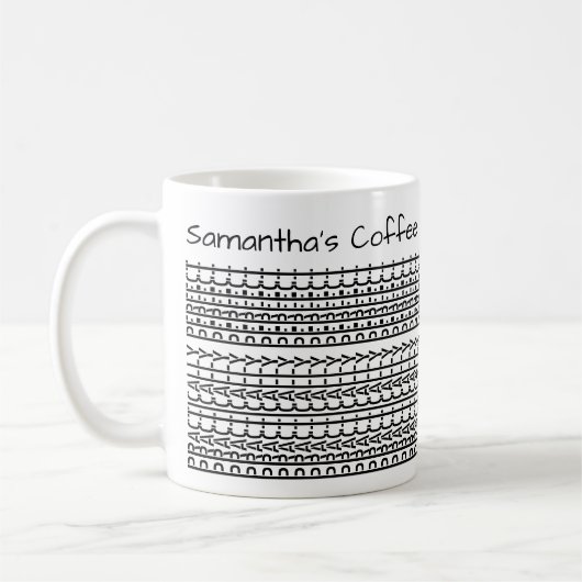 Mug Pratiquement parfait et nom Message caché 137BW (Gauche)