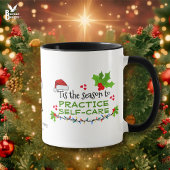 Mug PRATIQUER LE MONogramme DE Noël AUTO-SOINS