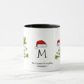 Mug PRATIQUER LE MONogramme DE Noël AUTO-SOINS (Centre)