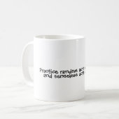 Mug Pratiquez les actes aléatoires de la gentillesse, (Devant gauche)