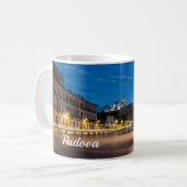 Mug Prato della Valle la nuit à Padova, Italie (Devant gauche)