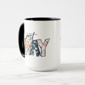Mug Pray mignon Floral Ouest (Devant gauche)