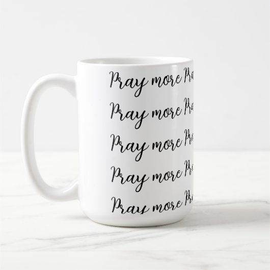 Mug Pray more (Gauche)