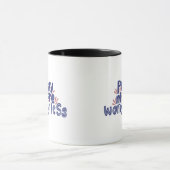 Mug Pray more Worry less Motivational (Centre)