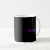 Mug Pray Wait Trust God Has A Plan Gradient Cross (Devant droit)