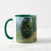 Mug Pré avec des peupliers par Claude Monet (Gauche)