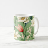 Mug Pré avec tulipes et Fleurs sauvages (Devant droit)