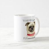 Mug Pré café Pugnacious Attitude avec Carlin (Devant droit)