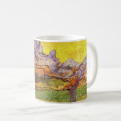 Mug Pré en montagne par Vincent van Gogh (Devant droit)