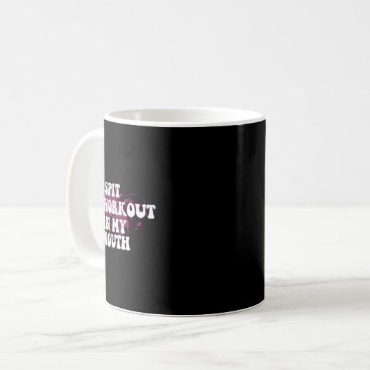 Mug Pré-Exercice Dans Ma Bouche Gym Bodybuilding Avant (Devant gauche)