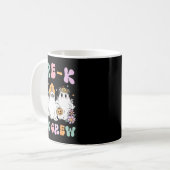 Mug Pre-k Boo Crew Groovy Halloween Floral Ghost Pre K (Devant gauche)