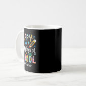 Mug Pré-k Enseignant Amusant 100ème Jour De L'École (Devant gauche)