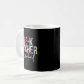 Mug Pre-k Teacher Istant Tie Dye Back To School Apprec (Devant gauche)