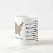 Mug Préambule de la Constitution des États-Unis (Centre)