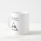 Mug Précision des Angles Perfection de l'Apprentissage (Devant gauche)