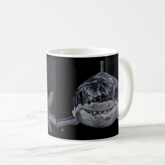Mug Prédateur de la mer Peinture d'Alfred Fox (Devant droit)