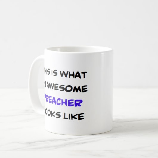 Mug prédicateur, génial (Devant gauche)