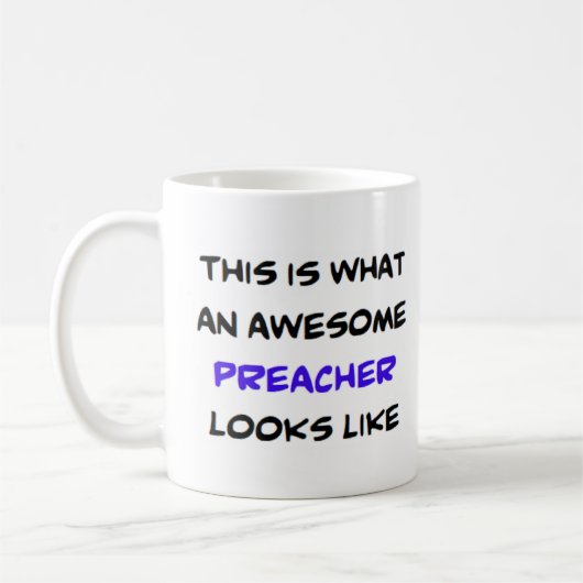 Mug prédicateur, génial (Gauche)