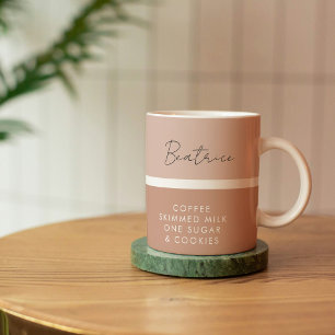 Mug Préférence boisson Mocha Nom classique