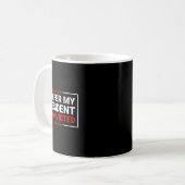 Mug Préférer Mon Président Non condamné Funny Anti Tru (Devant gauche)