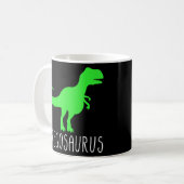 Mug Preggosaurus Grossesse Faire-part Pregosaurus (Devant gauche)