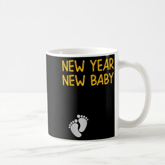 Mug Pregnancy Announcemen - New Year New Baby  (Droite)