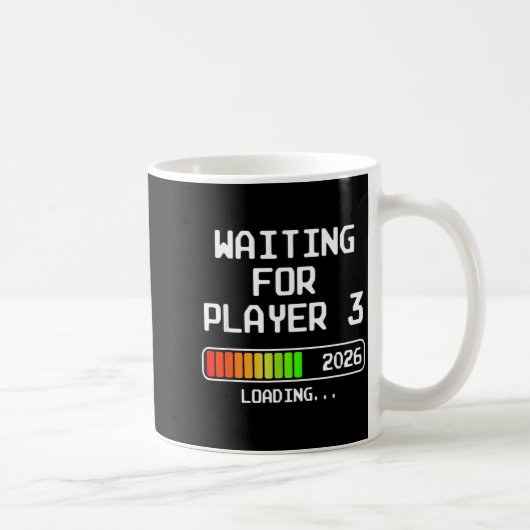 Mug Pregnancy Announcement 2026 Waiting For Player 3 D (Droite)