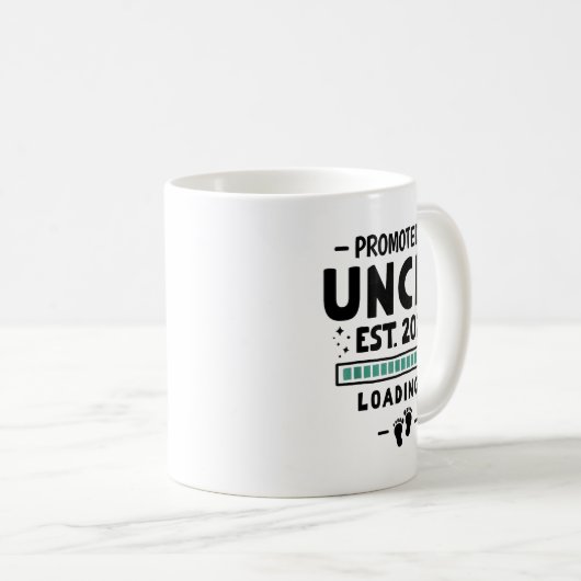 Mug Pregnancy Announcement For Family Promoted To Uncl (Devant droit)
