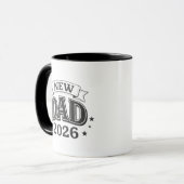 Mug Pregnancy Announcement Gift New Dad 2026 (Devant gauche)