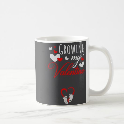 Mug Pregnancy Announcement New Mom Growing My Valentin (Droite)