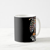 Mug Pregnancy Skeleton Dia De Los Muertos Mexican Bell (Devant droit)