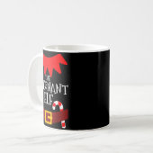 Mug Pregnant Elf Matching Family Group Christmas Pajam (Devant gauche)