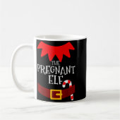 Mug Pregnant Elf Matching Family Group Christmas Pajam (Gauche)
