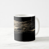 Mug Prehistoric Fish Skull Grunge Dark Art (Devant droit)