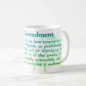 Mug Premier amendement (Devant droit)