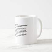 Mug Premier amendement de la Constitution (Devant droit)