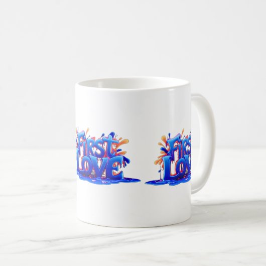 Mug Premier amour (Devant droit)