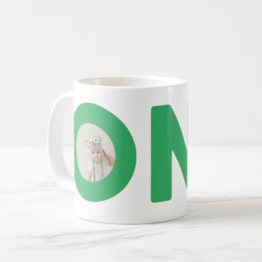 Mug premier anniversaire (Devant gauche)