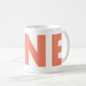 Mug premier anniversaire (Devant droit)