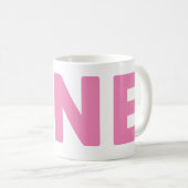 Mug premier anniversaire (Devant droit)