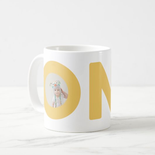 Mug premier anniversaire (Devant gauche)