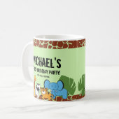 Mug Premier anniversaire Safari thématique (Devant gauche)