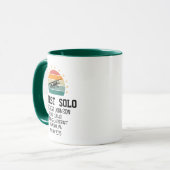 Mug Premier avion solo PILOT, Rétro, Personnalisé (Devant gauche)