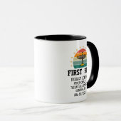 Mug Premier avion solo PILOT Rétro Personnalisé (Devant droit)