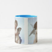 Mug Premier baiser de Bouguereau, Vintages anges victo (Centre)