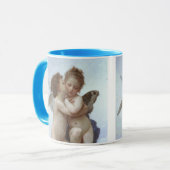 Mug Premier Baiser par Bouguereau, Anges victoriens vi (Devant gauche)