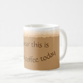 Mug Premier café aujourd'hui (Devant droit)