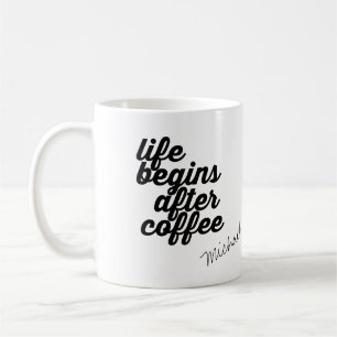 Mug premier café, personnalisé