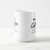 Mug Premier café, puis on peut parler de travail sur u (Centre)