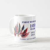 Mug Premier centenaire de guerre mondiale (Devant gauche)